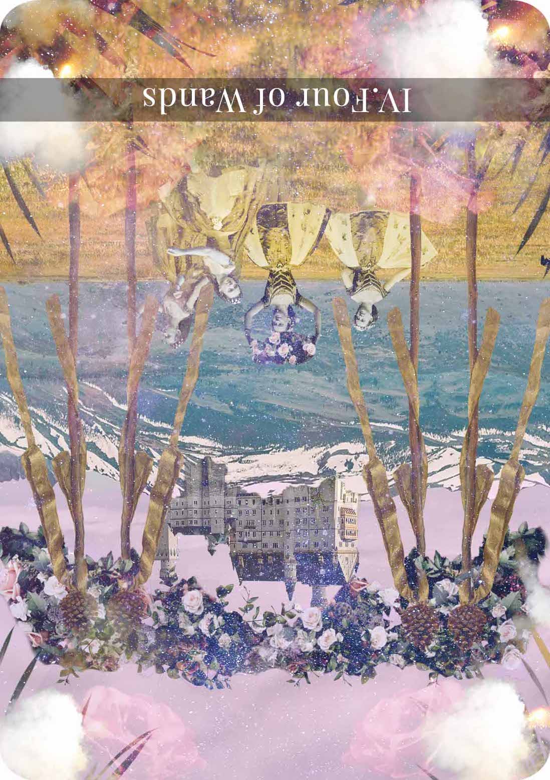 The 4 of wands Reversed