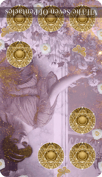 7 Pentacles Tarot Card Reversed