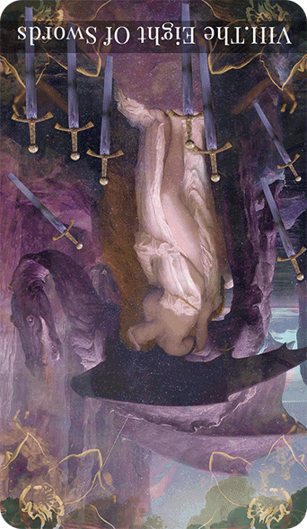 reversed eight of swords
