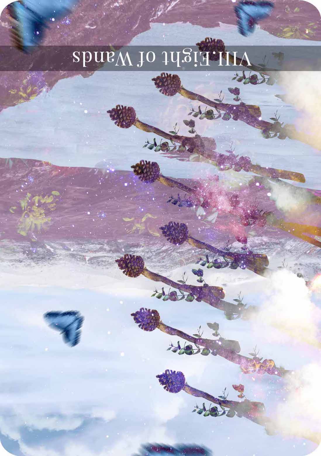 The 8 wands Reversed