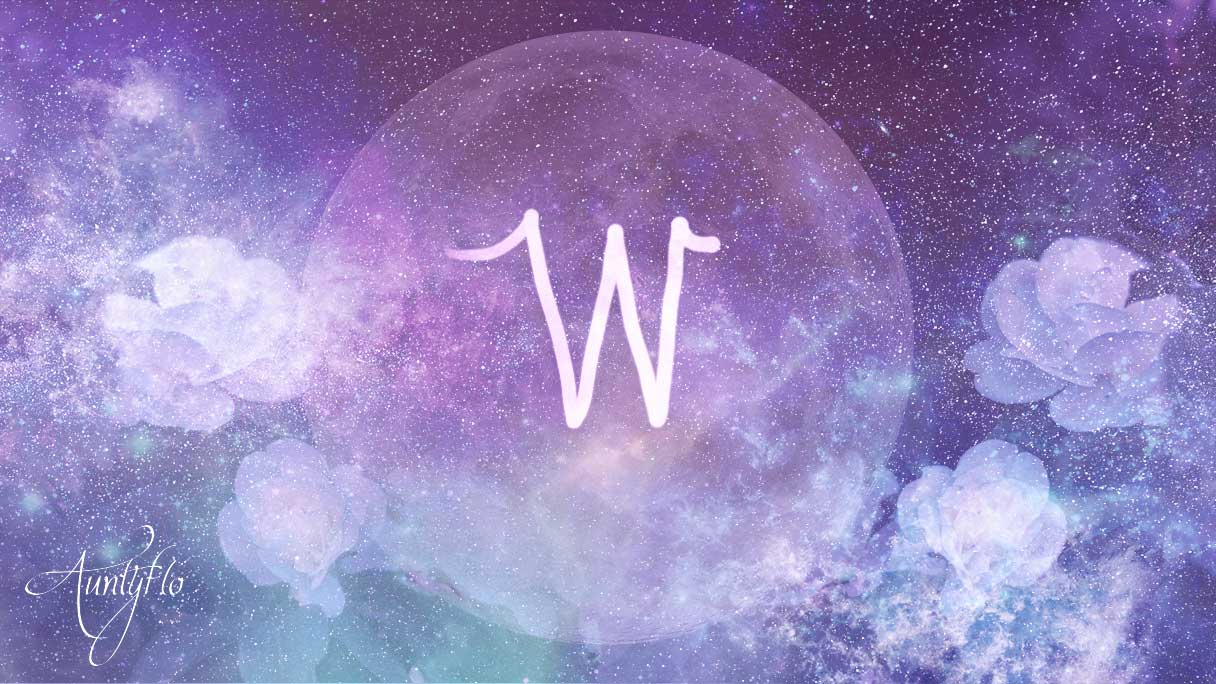 large letter w graphology