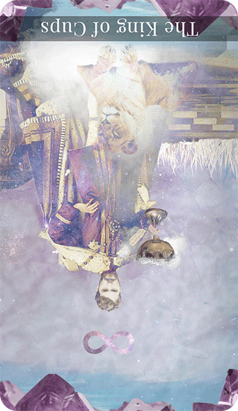 The King Of Cups Tarot Card Reversed