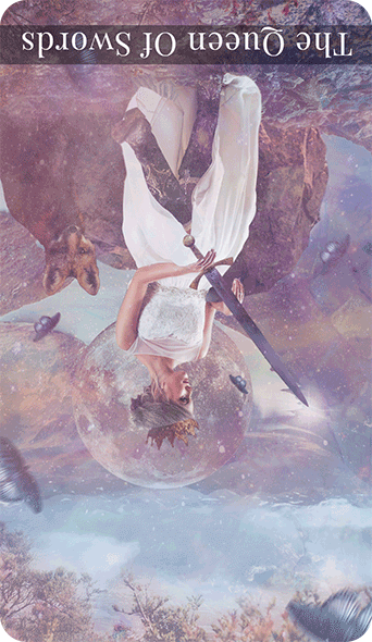 reversed queen of swords