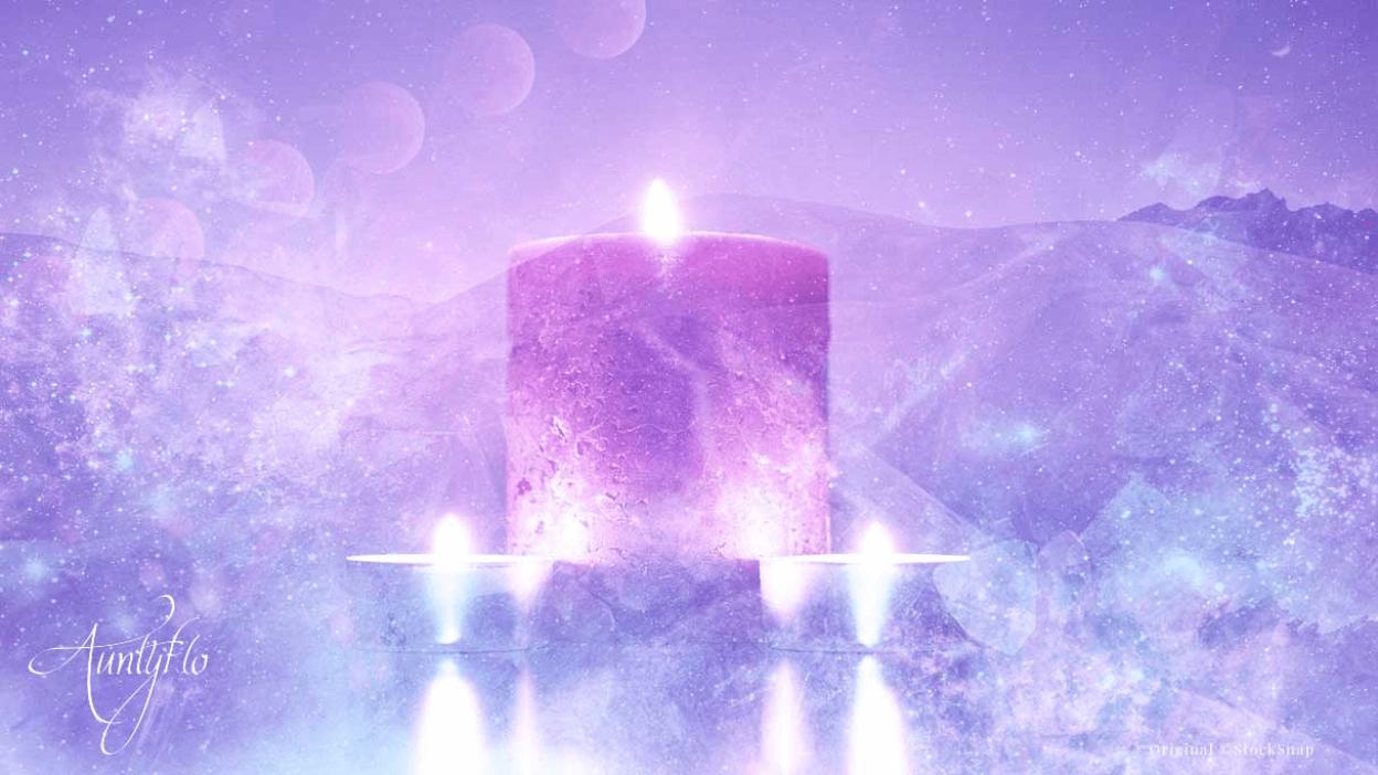 Purple Candle Spell