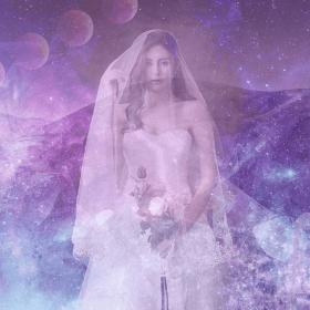 Bride and traditional supersticians