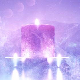 Purple Candle Spell