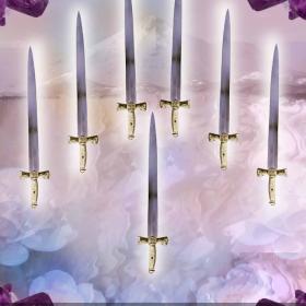 The seven of swords tarot card