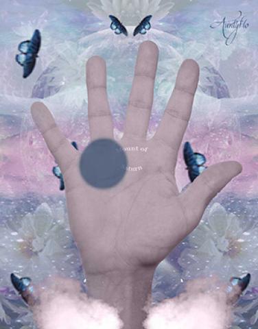 inclination of Saturn mount towards Apollo mount palm reading