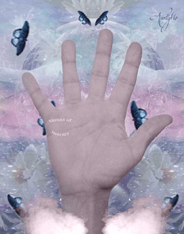 Mount of Mercury palmistry