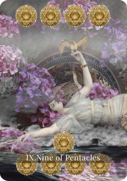 The Nine Of Pentacles Tarot Card