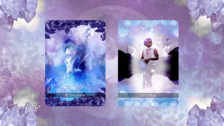 the Emperor And Star Tarot Card