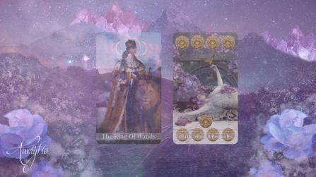 King of Pentacles and Nine of Wands Combination Meanings