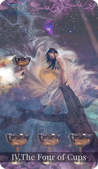 The Four of Cups tarot card
