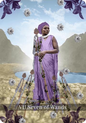 Seven of wands tarot card