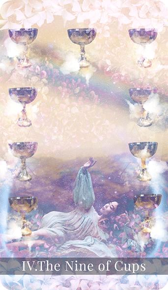 The Nine of Cups tarot card