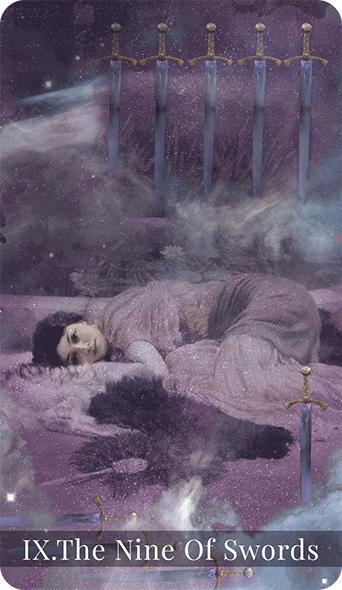 The Nine of Swords tarot card