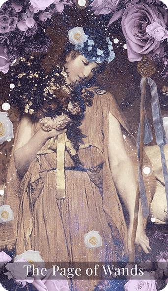 Page of wands tarot cards