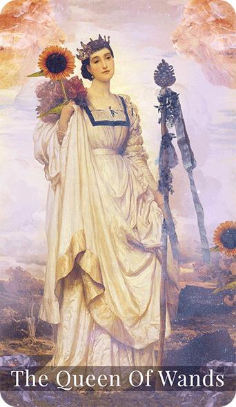 Queen of wands tarot card