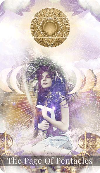 The Page of Pentacles tarot card