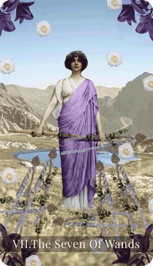 Seven of wands tarot card