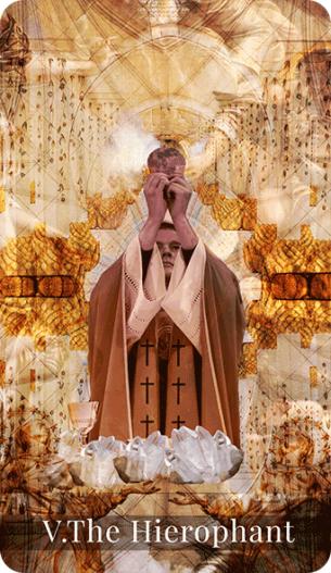 Hierophant tarot card