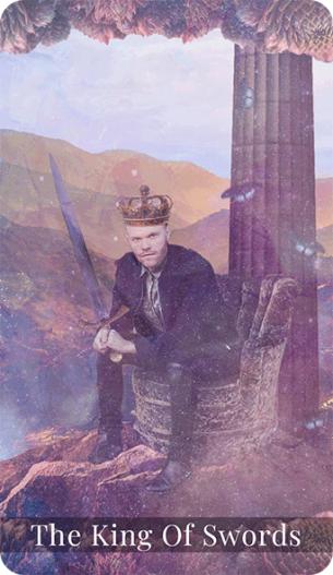 The King of Swords tarot card