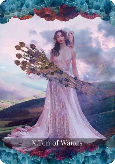 The Ten of Wands Tarot Card