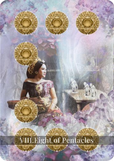 8 pentacles