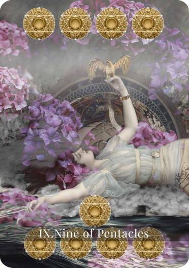 The Nine Of Pentacles Tarot Card