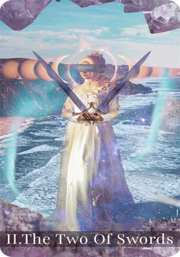The Two of Swords tarot card