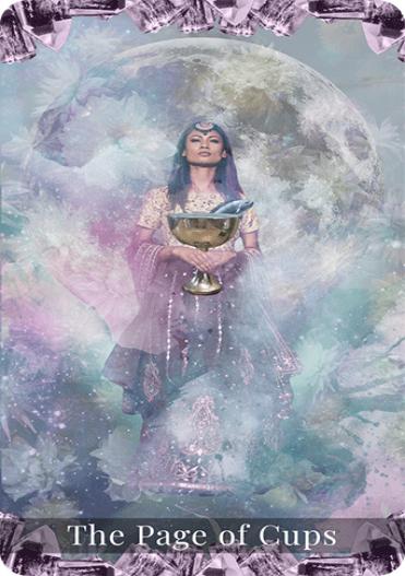The Page of Cups tarot card
