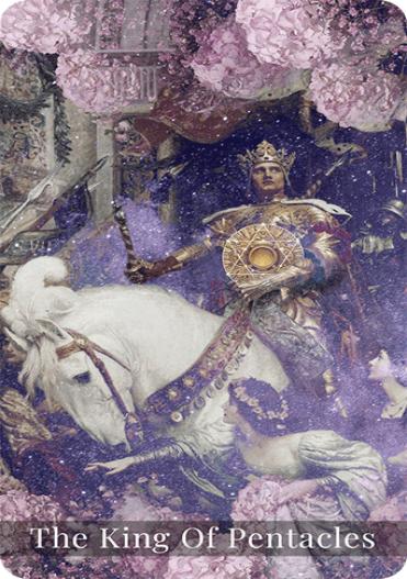 The King of Pentacles tarot card