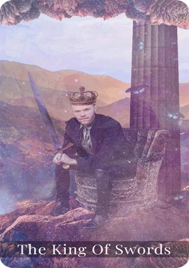 The King of Swords tarot card