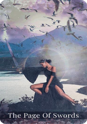 Page of swords tarot cards