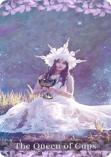 The Queen of Cups tarot card