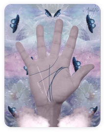 house being haunted dream meaning A hand with lines on the hand